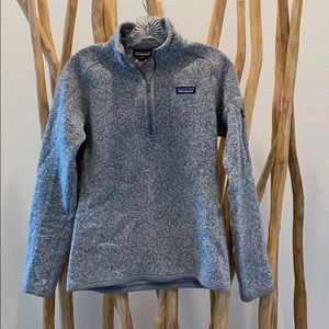 Patagonia Women’s Zip Sweater Grey NWOT Medium
